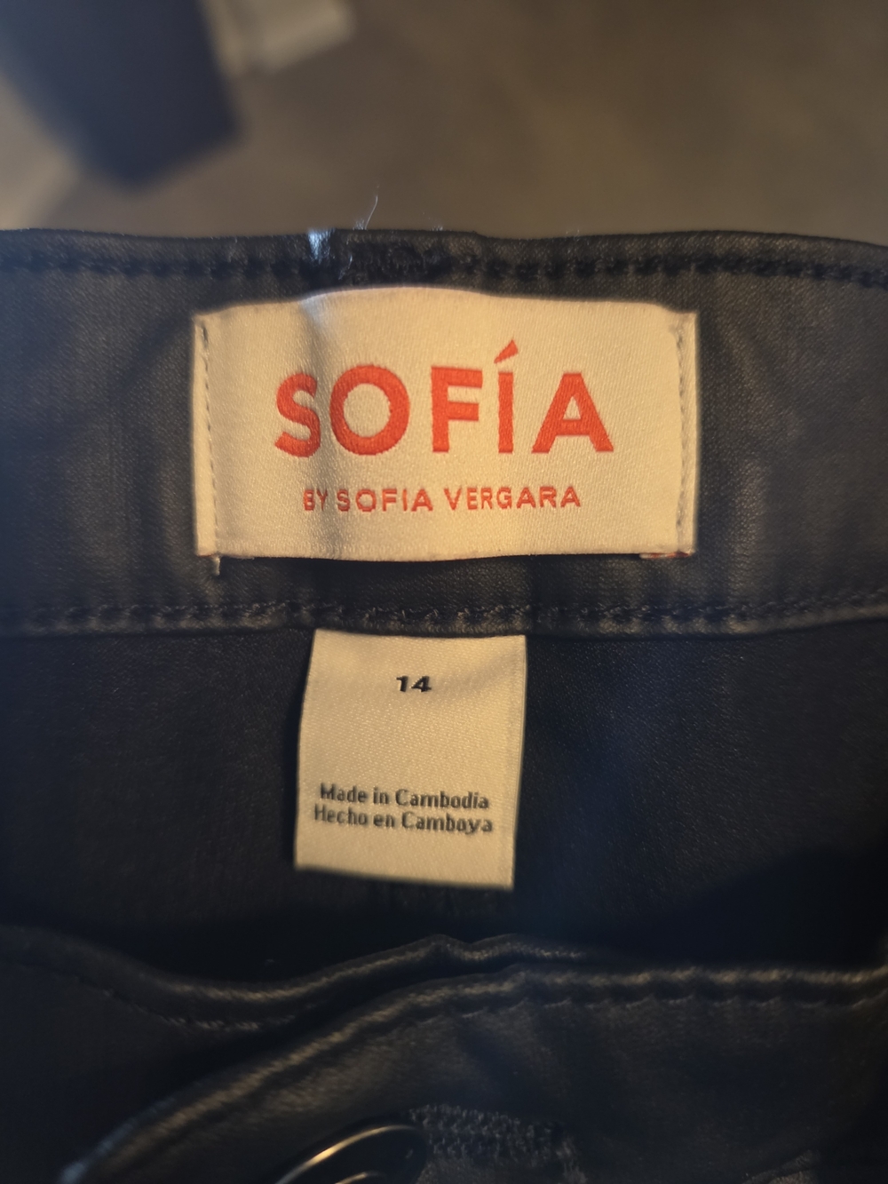 sofia by sofia vergara Black Flared Wide-Leg Jeans - Picture 2 of 2